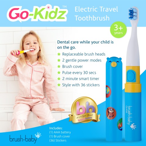Brush-Baby Go Kidz - Electric Travel Toothbrush (3 - 6 years)